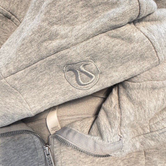 lululemon athletica Scrub Zip Up Hoodie Gray - Picture 4 of 4